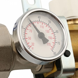 Коллектор 12-вых. латун. с расходомер. (SMB 0473 000012) STOUT