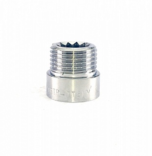 Гайка удл. 1/2"  10мм  Хром  VIEIR SAX10  (500/10)
