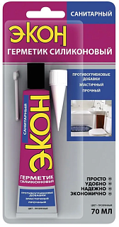 Герметик ЭКОН силикон. УНИВ. (прозрачный) 70мл (3002450)