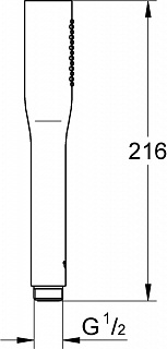 Лейка д/душа GROHE Euphoria COSMOPOLITAN 1 режим (27367000)  АКЦИЯ!!!