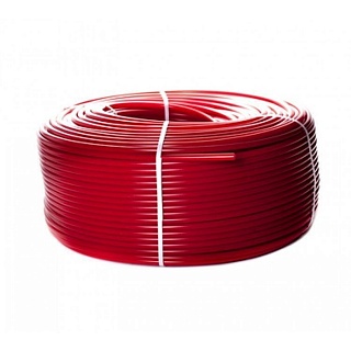 Труба PEX-а 16х2,0 SPX-0002-501620 сш.полиэтилен ,  с кислор. слоем, красная (500м бухта) STOUT