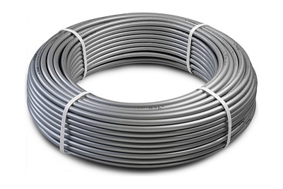 Труба PEX-a 20x2,8мм ПРО АКВА SDR 7.4 с EVOH серебристая (120м) бухта для тёплого пола (PXA.04.08.120.S)