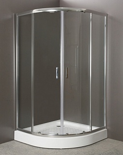 Ограждение душевое BELBAGNO UNO-R-2-90-C-Cr (без поддона)