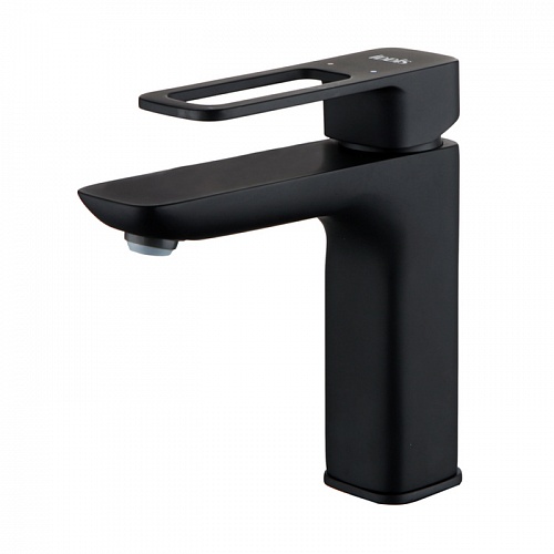 Смеситель для умывальника, черный, Slide, IDDIS, SLIBL00i01