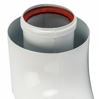 Отвод коаксиальный 90°  DN60/100 SCA-6010-000090 STOUT 