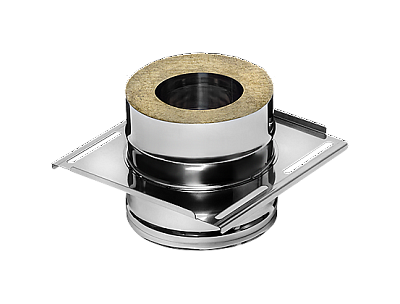 Монтажная площадка утепленная — К — 150 / 220 —нерж 1 мм (AISI 304) / оцинковка — с КО 3/4