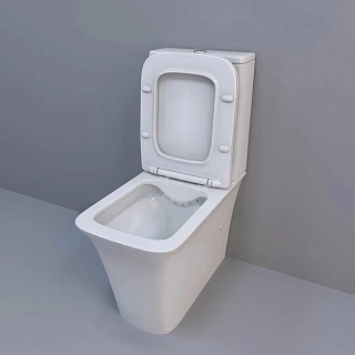 Унитаз-компакт Cerutti SPA "ARNO" безободковый сид.дюропл. м/лифт CT7838