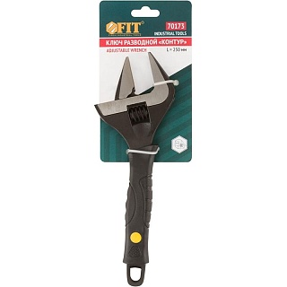 Ключ разводной Контур 250мм/50мм (70173) FITузкие губки, увелич. захват