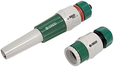 Набор поливочный RACO "Original" Наконечник регулируемый, соединители, адаптер, 1/2" (4255-55/383С) 