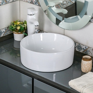 Умывальник фигурный 7078А (3015)  MELANA