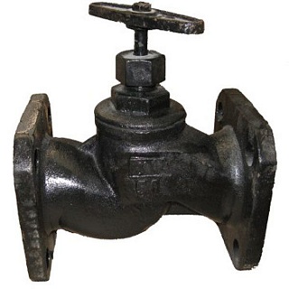 Вентиль  15 ч 9 п 2, Ру-16  Ду-32 фл. (140мм) (до +200 градусов)