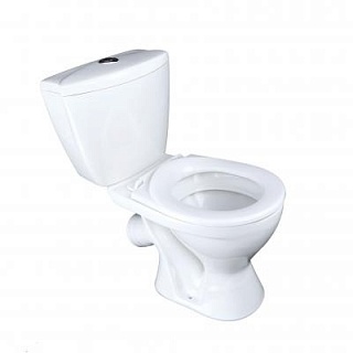 Унитаз-комп  детский "Вершок" белый кнопка н/п с сиденьем (Лобня )