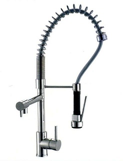 Смес д/кухни Kaiser Merkur выдвижн. с пруж. (26166/26266)