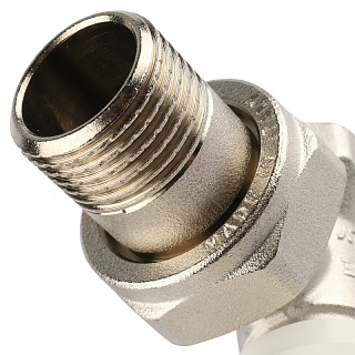 Клапан д/радиатора 1/2" ручной угловой терморегулирующий   (SVR 2102 000015) STOUT