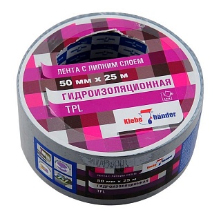 Лента армированная 50мм*10м TPL "Klebebander" (серая) арт.TPL510S, 50*10TPL    36/6 