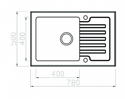 Кухонная мойка Seaman Eco Glass SMG-780W