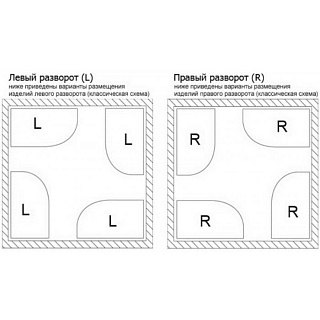 Ванна акриловая Вирго 150х100 левая