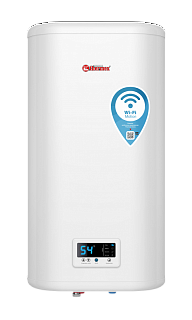 Водонагреватель THERMEX IF 50 V (pro) Wi-Fi белый плоский нерж.(1.3+0.7Квт) ВЫГОДА!!!