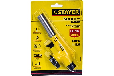 Резак газовый ( газовая горелка ) STAYER MG200;MG100 пьезо 55584