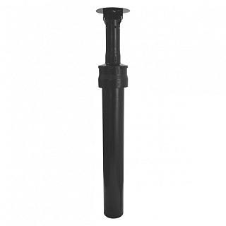 Дымоход верт. коакс. 60/100mm с оголовком УТДК 01.01.700.100