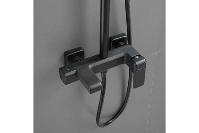 Душ. система SHEVANIK черная S8836H