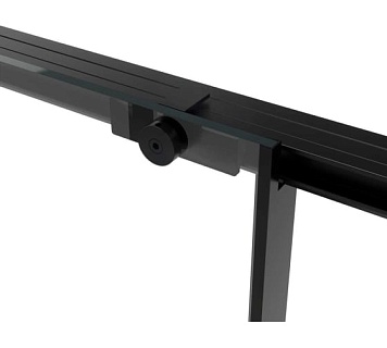 Дверь для душа VINCEA Slim Soft 1,2 м черный/прозрачное 6мм Easy Clean VDS-1SS120CLB