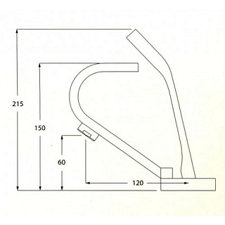 Смес д/раковины Kaiser Mode ф25 (99011)