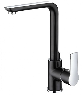 Смеситель д/кухни OLIMP  d35 черный/хром  3503  ARGO 43308 ВЫГОДА!!