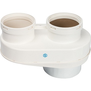 Адаптер для раздельных труб DN80/80 STOUT SCA-8080-230002 (Vaillant, Ptotherm New) 