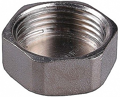 Заглушка 1/2" на трубу, гайка ник. GF (350/10)  (SFT-0027-000012)  