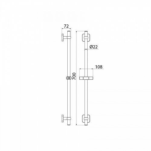 Стойка д/душа IDDIS Bild BIL7000i17