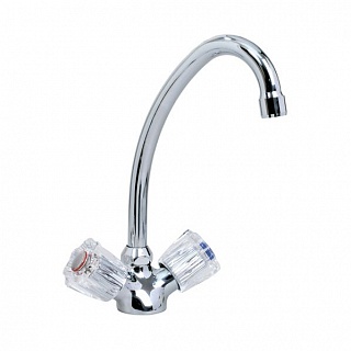 Смеситель д/кухни CRISTAL керамика 1/2  022 ARGO 25807 снят с производства