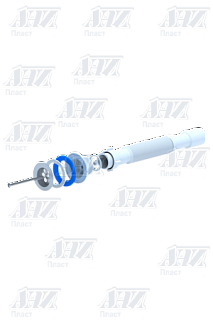 Сифон-гофра 1 1/4"х32/40 (нерж. выпуск) Ани пласт G207 (60)