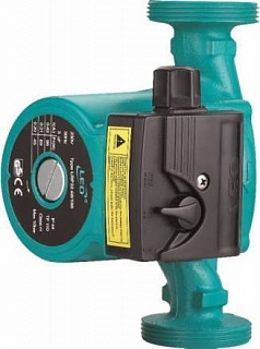 Насос циркул. LRP 32-40/180, с гайками, G1 1/4", Qmax=3.5м3/ч, Hmax=4.0м, Tmax=110°C, LEO
