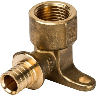 Угольник настенный проточный 20х1/2" бронзовый  (10/060) (SFA-0040-002012)  STOUT