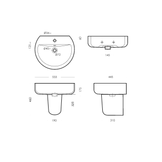 Умывальник "BEST" бел. (Самара) 