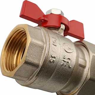 Коллектор 12-вых. латун. с расходомер. (SMB 0473 000012) STOUT