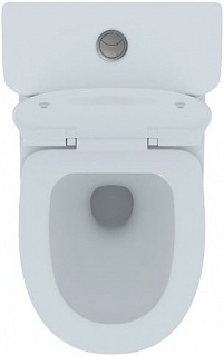 Унитаз-компакт, безободковый,  Drum, DRU2DSEi24, IDDIS