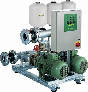 Насосная станция c 2 вертикальными насосами 2 KV10/8 T