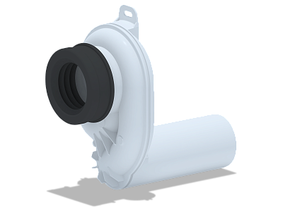 Сифон для ПИССУАРА горизонтальный Ани пласт U0605 (4)