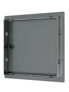 Сантехнические люки L1515N GRAY с магн. замком 150х150 (172х172) с фланцем (34)