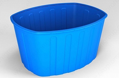 Ванна О 1000  (ВxШxД 800x1250x1550мм) ВЫГОДА