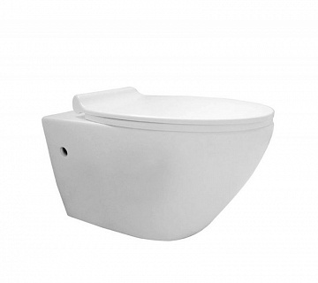 Унитаз подвесной BelBagno "CENTO-R" безободковый + сид. м/лифт (BB509CH + BB2111SC)