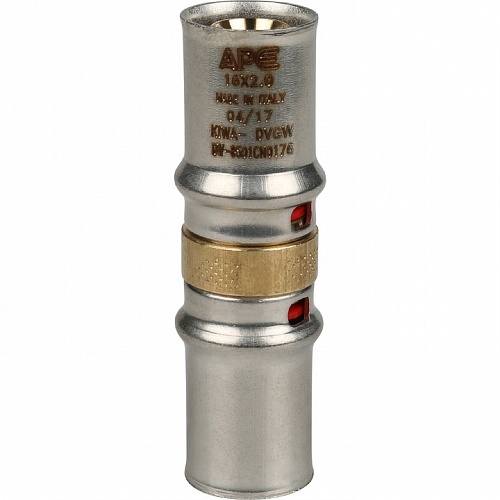 Муфта соединительная равнопроходная 16х16 (SFP-0003-001616) STOUT