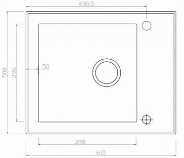 Кухонная мойка Seaman Eco Glass SMG-610W Gold (PVD)