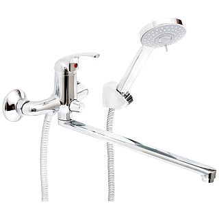 Смеситель д/ванны OPEN-S картридж d35  длинный излив 375мм  35L40/К ARGO 43473 