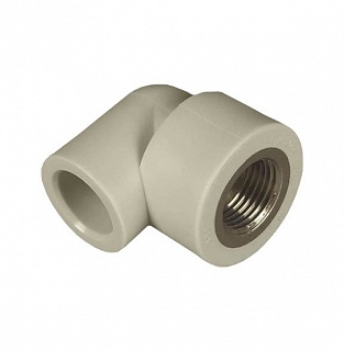 Колено с мет. вн/р 25х1/2"  FV-Plast (60/10)