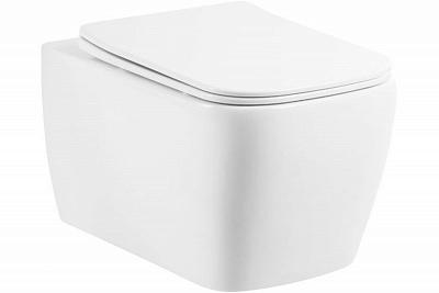 Унитаз подвесной BelBagno "VENETO" безободковый + сид. м/лифт (BB132CHR + BB132SC)