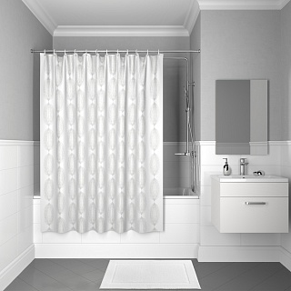 Штора для ванной комнаты, IDDIS, 180*200 см, полиэстер, B68P218i11