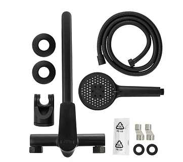 MAGNUS Смеситель д/ванны, ЧЕРНЫЙ код: 8770